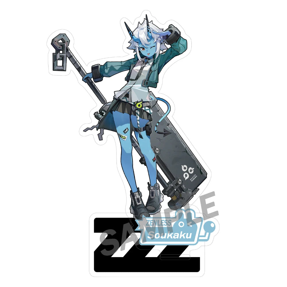 Game Zenless Zone Zero Ye Shun­guang Dialyn Hoshimi Miyabi Anime Acrylic Stand Model Plate Keychain Desk Decor Collection gift