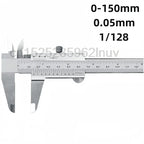 CNC Vernier Caliper 530-118  8" 0-200mm Metal Vernier Calipers Inside Outside Depth Step Measurements Tool Metric