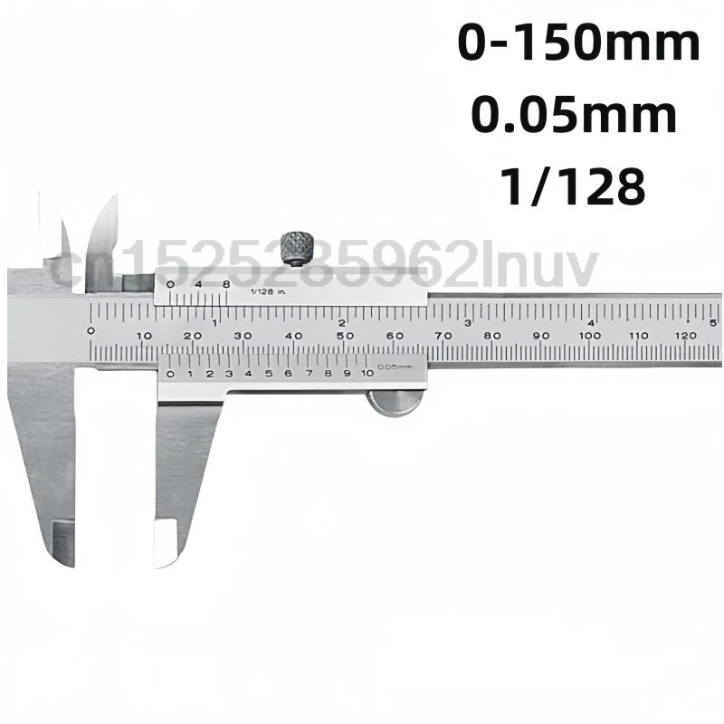 CNC Vernier Caliper 530-118  8" 0-200mm Metal Vernier Calipers Inside Outside Depth Step Measurements Tool Metric