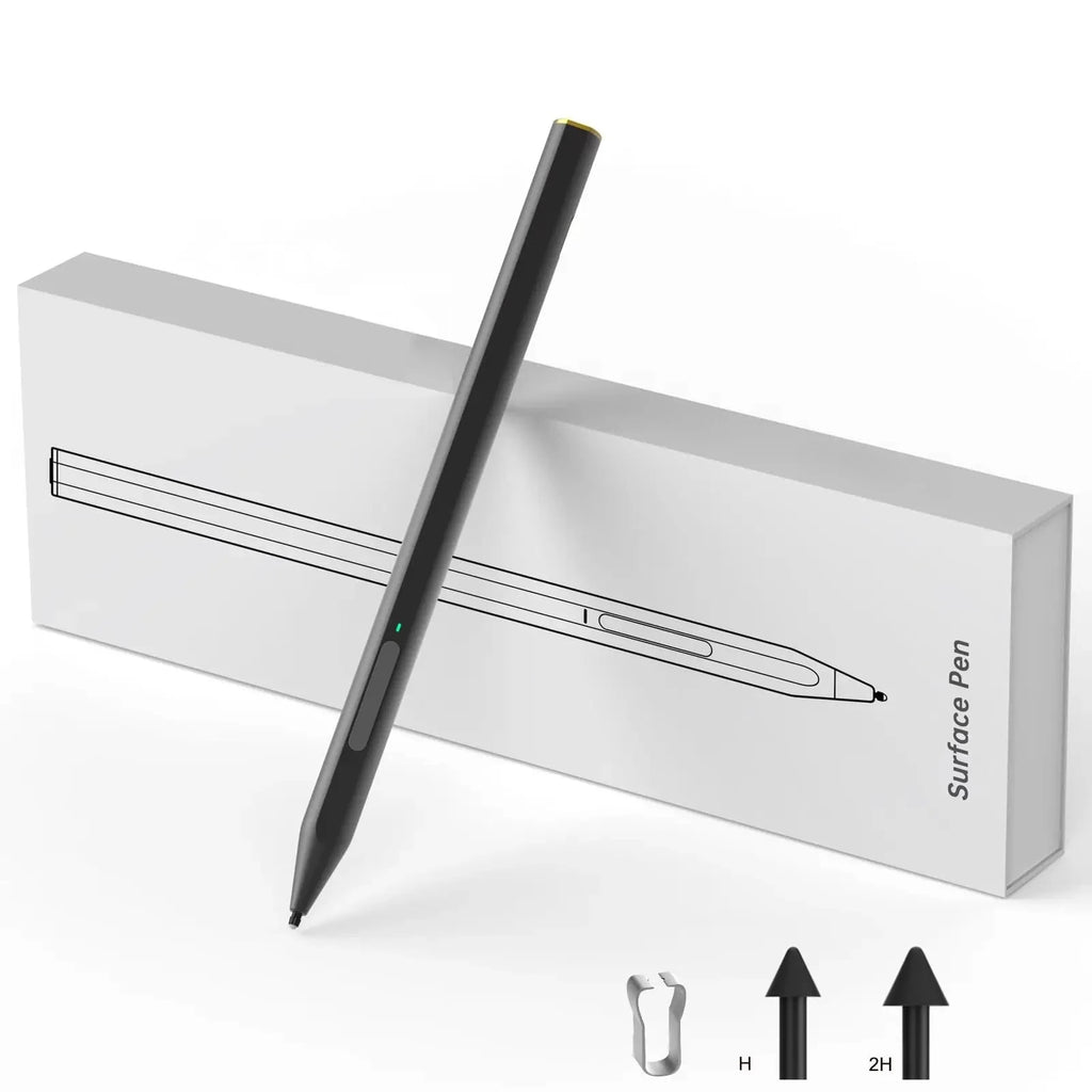 Stylus Pen for Microsoft Surface 4096 Pressure Sensitivity Eraser Side Button Compatible with Surface Pro 11/10/9/8/7/7+/6/5