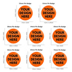 Custom Personalized Tinplate Pins With Text And Picture Printing As Metal Lapel Badge For Custom Brooches For Friends Wholesale
