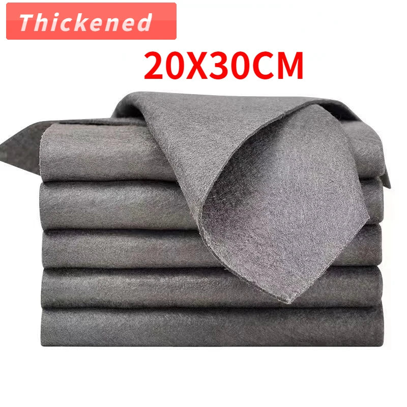 1/5PCS Magic Glass Cleaning Cloth,Streak Free Microfiber Towel for Window,Lint Free Reusable Rag for Home Kitchen Cleaning Cloth