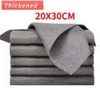 1/5PCS Magic Glass Cleaning Cloth,Streak Free Microfiber Towel for Window,Lint Free Reusable Rag for Home Kitchen Cleaning Cloth