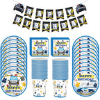 Police Party Plates Napkins Police Birthday Party Tableware Set Police Officer Car Party Decorations Favors Police Theme Party