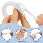 10M White Ultra-Thin Double-Sided Tape High-Adhesive Super Strong Hand Tearable Tape 5-40mm Wide for Crafting And Packaging