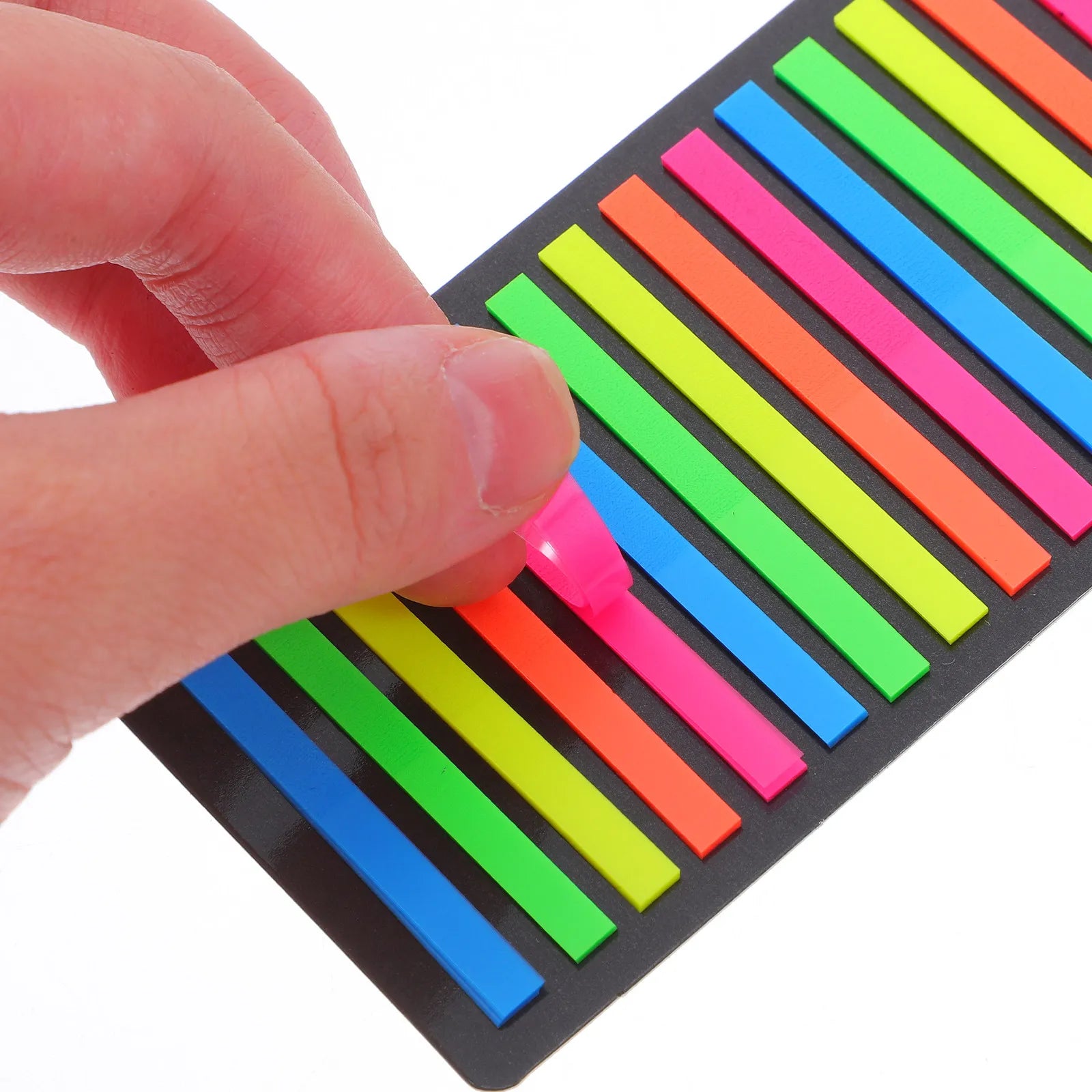 1800pcs Transparent Long Strip Index Tabs Page Markers For Notebooks Journals Book Annotation Supplies Office