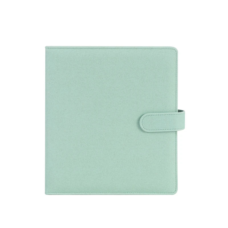 A5 Photocard Holder Photo Album Card Binder D Shape 3 Ring with Magnetic Button Collector Book 10x15 Cards Protectors Storage
