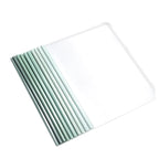10 Pcs Gradient Pull-out Clip Teardrop-shaped A4 Transparent Folder Pull-out Clip Resume File Folder Approval and Submission