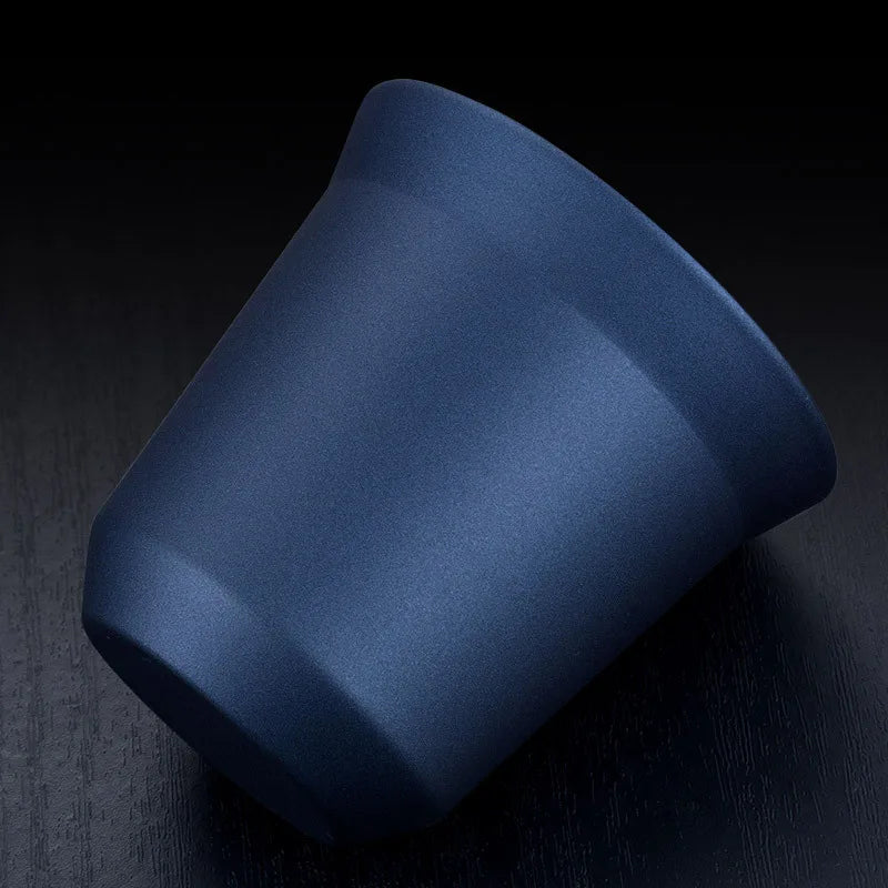 Double Wall Insulated Stainless Steel Espresso Cup Capsule Coffee Mug Metal Drinking Demitasse Cup For Home Indoor or Outdoor