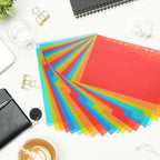 10/21 PCS Binder Dividers, Number 1-10, Letter A-YZ Label Notebook Dividers, Suitable for 2/3/4/11 Ring Binders.