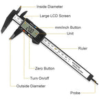 Digital Electronic Vernier Caliper 150mm Tattoo Eyebrow Ruler Measuring Tool 6 Inch LCD Microblading Micrometer Measurement Tool