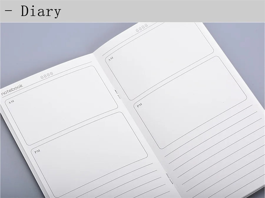 5pcs/lot Replace Note Books 100GSM Journal Inner Paper 4 Sizes 64 Pages Inserts Blank Grid Lineds A5 Notebooks Back to School