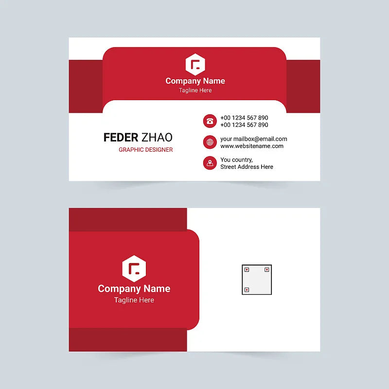 100 Customized Logo Double-Sided Full-Color Printing Film Waterproof Business Card Thank-You Card Gift Card
