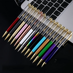 10 Pieces of Ballpoint Pens DIY Empty Pen Barrels for Handmade Quicksand Pens, Floating Flower Pens, Business Event Signature Pens, and Souvenirs