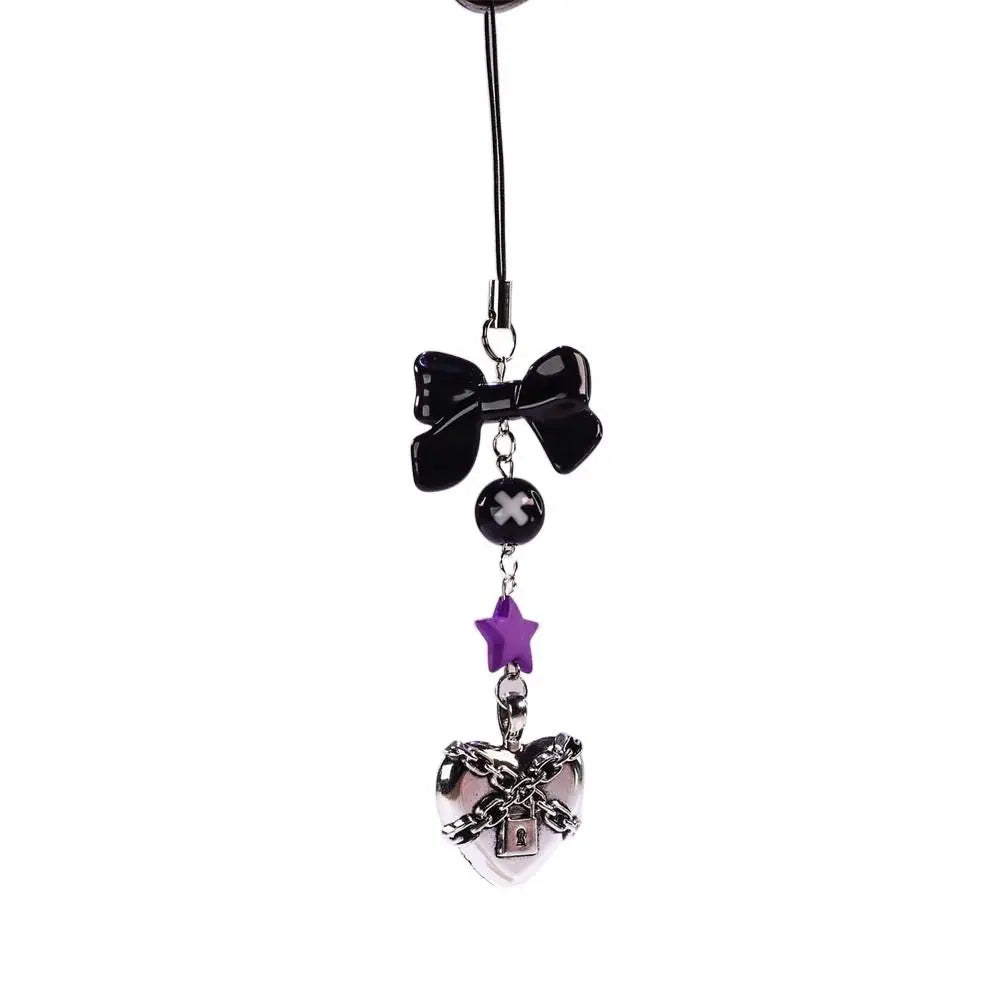 Y2K Charms Phone Pendant Butterfly Sweet Girl Phone Lanyard Phonestraps Backpack Ornament Phone Chain Camera