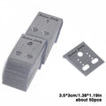 50pcs/lot 3.5x3cm Plastic Earrings Packing Cards Display Card for DIY Jewelry Earring Studs Retail Price Tag Earring Post Holder