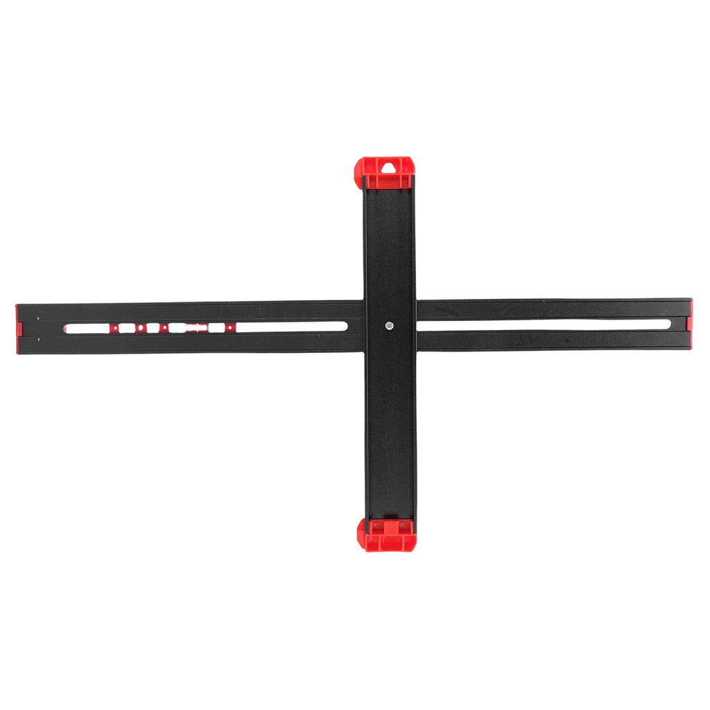 Aluminum Alloy T Square Hardware Jig 3 Sliderd Design Clear Markings Aluminium Alloy Body 60cm for Home Crafting Projects