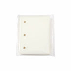 Portable Mini Handbook Glitter Notebook Pages Transparent Binder Notebook Cover Card Organizer 3 Hole Binder Clip Photo album