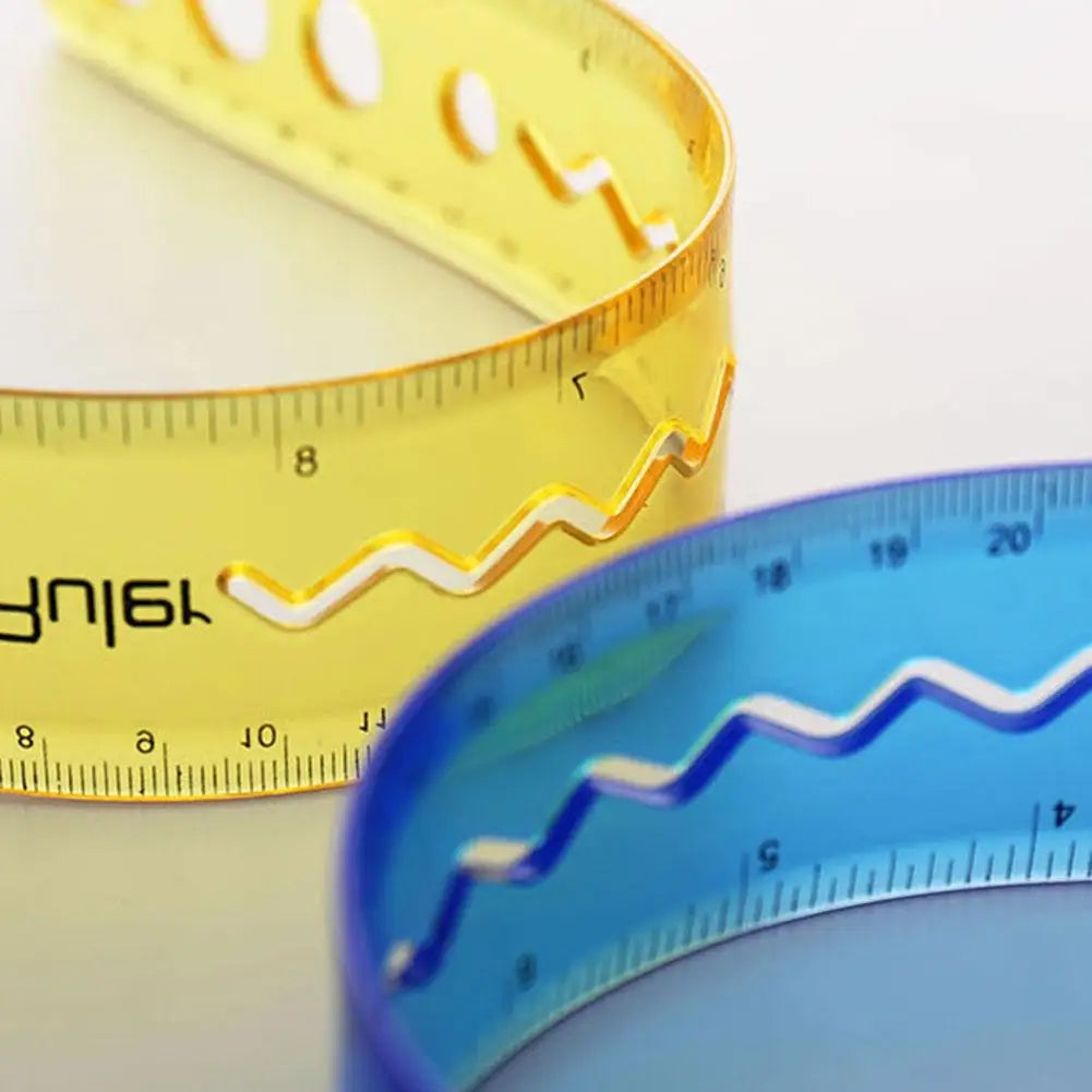 30cm Soft Ruler Flexible Ruler Creative Stationery Rule School Supply Student Stationery Ruler Folding Ruler