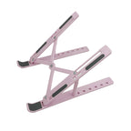(BBQ4)Universal Laptop Stand Adjustable Notebook Holder For Macbook Non-slip Foldable Cooling Base Bracket For Tablet Phone