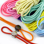 5/10/20/50M 4mm Multicolor Elastic Band Round Hair Bungee Rope Hat Drawstring Rubber Bands Clothes Spring String Cord Sewing Bia