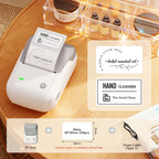 NiiMbot B21 Mini Thermal Printer Wireless Barcode Label Maker Bluetooth Portable Adhesive Label Printers for Office Commercial