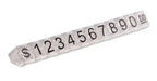 10pcs 9x6mm Adjustable Dollars Number Stand Watch Labels Cube Price Tags