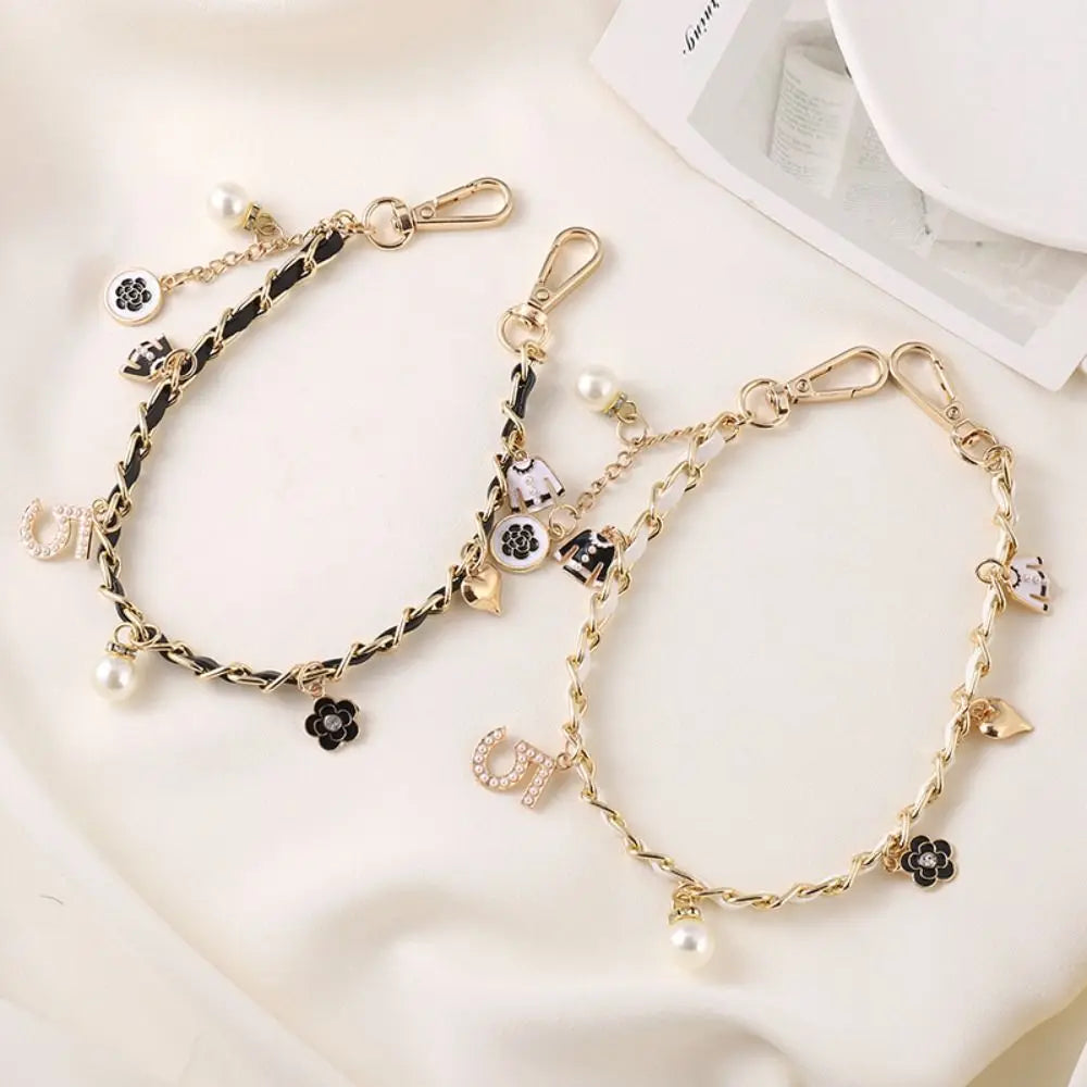 1pcs Leather Phone Charms XYun New Chain Colorful Wrist Style Anti Fall Phone Rope Phone Pendant Phone