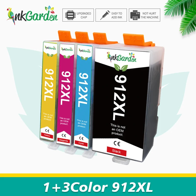 912XL Ink Cartridge For HP 912 XL HP912 Compatible OfficeJet 8010 8012 8013 8015 8017 8018 8020 8022 8023 8026 8028 8035 Printer