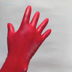 Natural Latex Gloves Short Cosplay Accessories 0.4 Thickness Excellent Elasticity and Softness