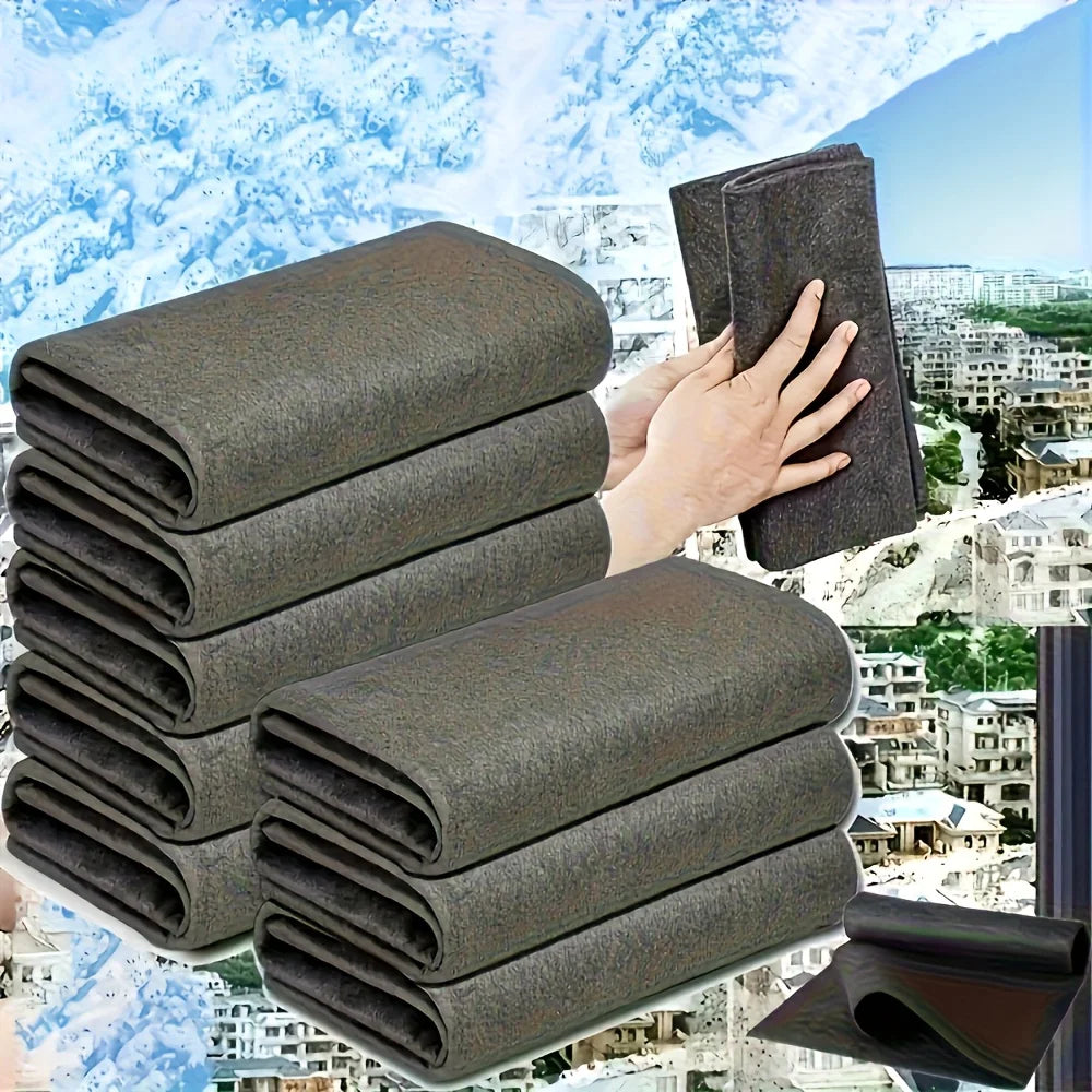 Thick Magic Cleaning Cloth,Stripe-Free Miracle Cleaning Cloth,Reusable Microfiber Cleaning Cloth,Mirror Glasses No-Scratch Cloth