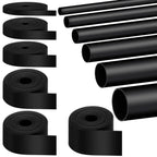 Φ4mm-Φ24mm Heat Shrink Tubing-4:1 Ratio Dual Wall Adhesive Lined Shrinkable Wire Wrap Tube Waterproof Industrial Black