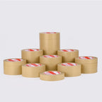 Kraft Paper Tape Self Adhesive Brown Paper Tape, Biodegradable Brown Packing Tape,Paper Packing Tape with Strong Adhesive