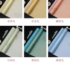 Sumi Art Wax Dye Pearlescent Ink Colorful Half Ripe Rice Paper Xuan Paper Scroll Multicolor Brush Calligraphy Creation Work Roll