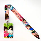 Anime Lanyards Keychain Animated Mobile Phone ID Card pass Hang Rope DIY Jewelry Accessories wholesale