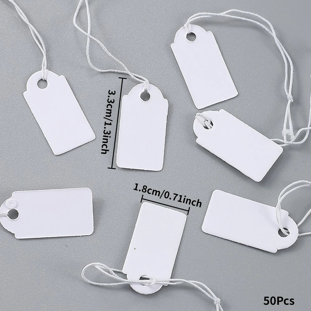 Kraft Paper Tags With Strings Handmade With Hang Garment Tags For Jewelry Crafts Price Candy/Gift/Cookies Display Label Card