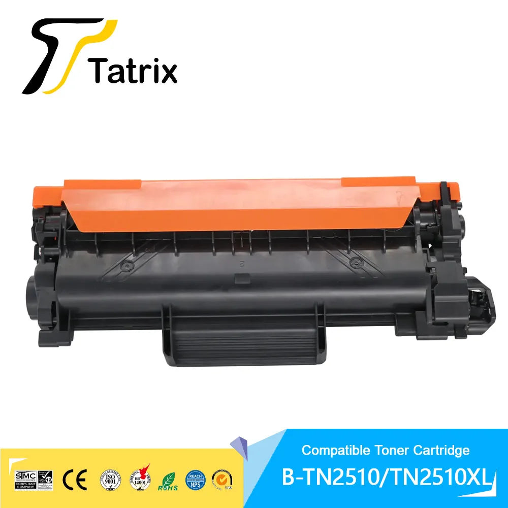 Tatrix TN2510 TN2510XL Compatible Black Laser Toner Cartridge for Brother DCP-L2620DW/L2627DW/L2627DWE/L2627DWXL/L2660DW Printer