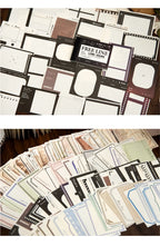 Yoofun 96 sheets Vintage Style Memo Pad Material Paper for Journal Planner Scrapbooking Materials Stationery Notes Paper