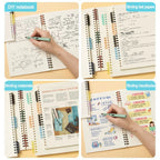 New 20Pcs Binder Buckle Loose-Leaf Book Accessories Binding Ring Buckle 5 Holes Not Uncomfortable Homemade Diy Punch Loose-Leaf