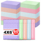 Self Adhesive Mailing Envelopes Bubble Padded Mailers 4 X 6 Inch Small Shipping Bags Waterproof Padded Envelopes for Packaging