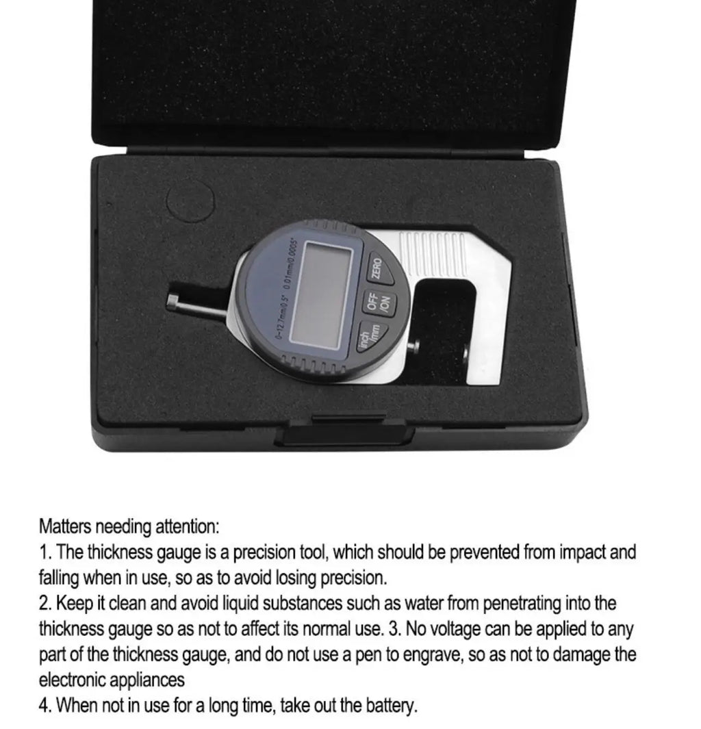Digital Thickness Gauge Measuring Tools Electronic Meter Measure Diamond Gem pocket Gauge jewelry Micrometer Vernier caliper