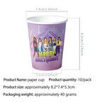 Katseye Girl Birthday Party Theme Decoration Cup Plate Banner Backdrop Gift Bag Tablecloth For Gift Baby Shower Supplies
