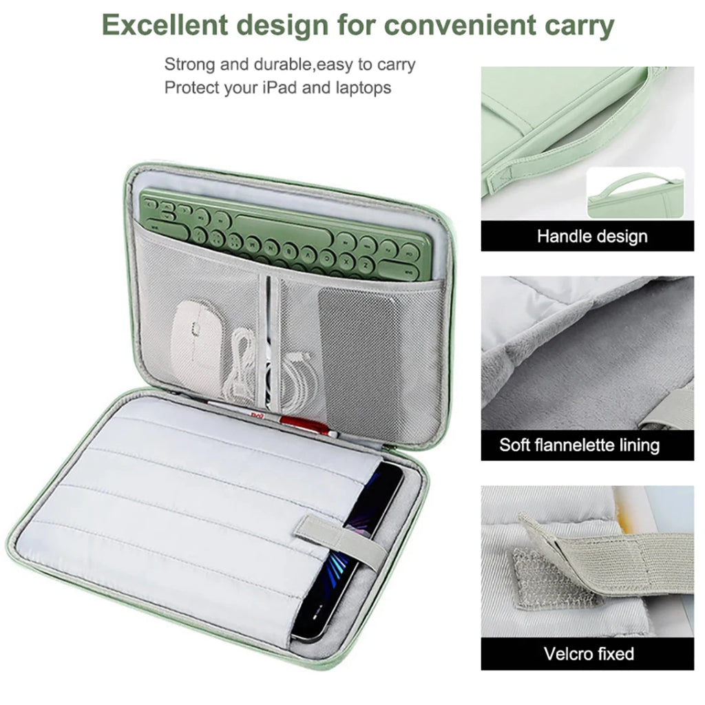 Laptop Sleeve Handbag Case for Macbook Pro Air13 13.6 14 15 15.6 16 Waterproof Notebook Cover for Lenovo HP Xiaomi Bag Funda