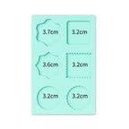 Wax Seal Stamp Silicone Mold Pad Multiple Sizes Sealing Wax Mould Mats Sealing Fix Shapes Envelope Invitation DIY Scrapbook Tool
