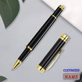 Customize Gold Color Text Gel Pens Engraving Metal Pretty School Student Supplies Office Accessories Writing Stationery 2025