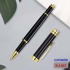 Customize Gold Color Text Gel Pens Engraving Metal Pretty School Student Supplies Office Accessories Writing Stationery 2025