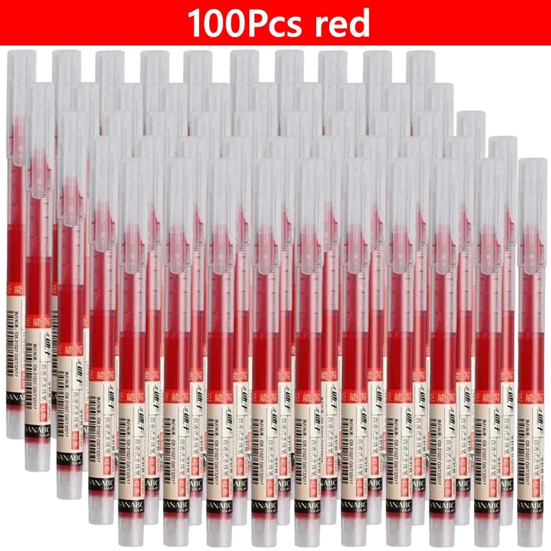 3/10/50/100PCS Color Gel Pens set,0.5mm Fine Tip Ballpoint Pen for Drawing Pens for Writing Office Accessories Back To School