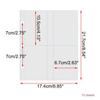 A5 3 Ring Binder Kpop Photocards Holder Photo Album Pocket Sleeves Clear Photo Card Collect Book Loose-leaf Binder Sheet Inserts