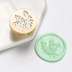 Star Sky Lotus Rose Pattern Wax Seal Stamp Retro Sealing Wax Stamp Replace Head Flowers Leaf Decorate Gift