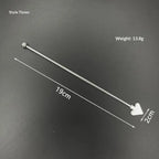 ♩Stainless Steel Stirring Stick Long Handle Bar Spoon Star Heart Shape Cocktail Stirrer For Coffee Milk Tea Home Cafe Decor 1PC